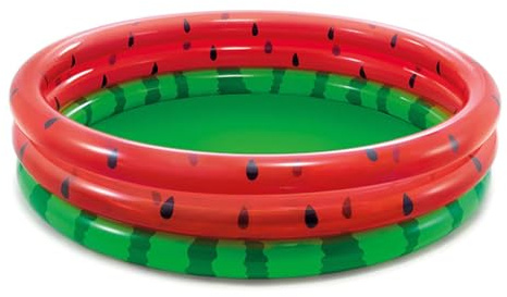 Piscine Gonflable pastèque - Piscine pastèque, Piscine Ronde Gonflable pour | Piscine Gonflable pour, 3 Anneaux, pataugeoire Ronde pour bébés, extérieur et intérieur