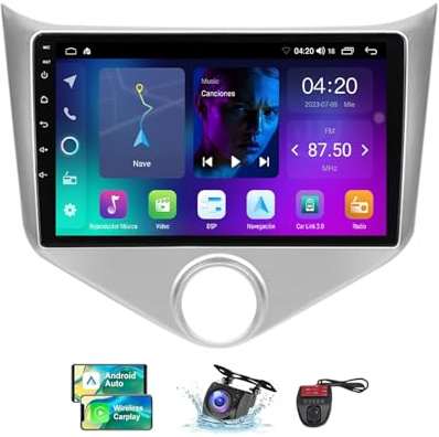 ZZPHKK 9 Inch 2 DIN Car Stereo Android 13 Radio Player for Chery Fulwin Very A13 2013-2016 Built-in 4G WIFI CarPlay Android Auto GPS Navigation DSP FM RDS DAB+ Radio Bluetooth + DVR/Camera(NF-1)