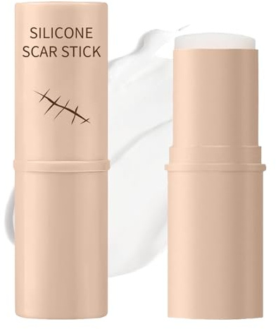 Silicone Scar Gel Stick, 60% Silicone Scar Solutions for Face and Body, Gentle on All Skin Types Easy-to-Use Stick Design (1Pc)