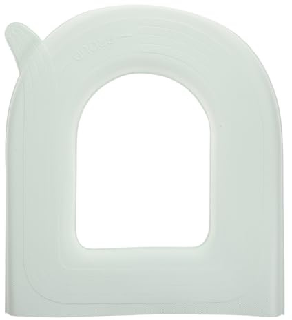 HONITANO Cojín Autoadhesivo para Asiento de Inodoro EVA Grueso Transpirable y Resistente al Agua U Tipo Verde Protector Acolchado para Baño Adecuado para Uso Doméstico Invierno