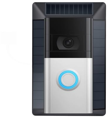 Fansoun Doorbell Solar Charger - Compatible with Ring Video Doorbell Plus 3,3 Plus, 4,and Battery Doorbell Pro(Video Doorbell 3, 3+, 4)
