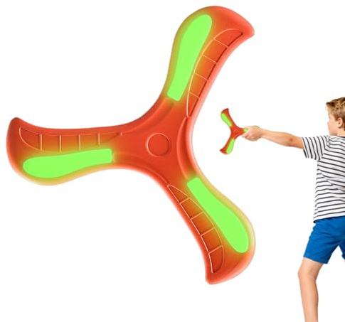 Disco Luminoso Interactivo, Juguete de Lanzamiento Luminoso, Juego de platillos voladores para Interior y Exterior, Disco Brillante Iluminado por LED, Juguete de Vuelo Suave con construcción