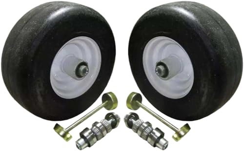 Neumático de rueda delantera sólida, resistente a pinchazos, 13 x 5 x 6, paquete de 2, compatible con cortacésped Lazer Z AS, Lazer Z Zero Turn, Z Master G3, Wright Stander, Sentar, Sport