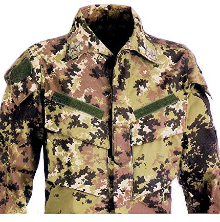 DEFCON 5 Lotta Tuta Italian BDU, D5 – 1656, Uomo, D5-1656-VI-L, Italian Camo, L