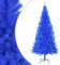 vidaXL Künstlicher Weihnachtsbaum mit Ständer Christbaum Tannenbaum Dekobaum Kunstbaum Weihnachten Dekoration Weihnachtsdeko Baum Blau 210cm PVC