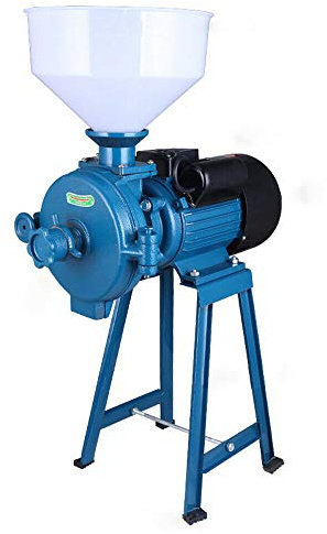 OUKANING 2200W 1400 RPM 150mm Mulino Elettrico Mulino per Cereali Mulino per Cereali a Macchina Paglia di Mais per foraggio Grist Mill