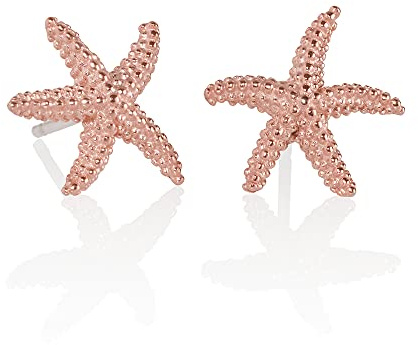 namana Seestern Ohrstecker für Damen, Starfish Ohrringe für Frauen und Teenager, Mädchen mit elegantem gebürstetem Finish, nautischer Ohrschmuck in Geschenkbox