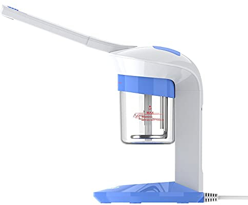 Gesichtssauna, Ionic Aromatherapy Facial Steamer für die Gesichtsbehandlung Nano-Lonen-Gesichtsdampfer Multifunktions-tragbarer Porenreiniger skincare Ionensprühgerät für Poren mit UV Licht