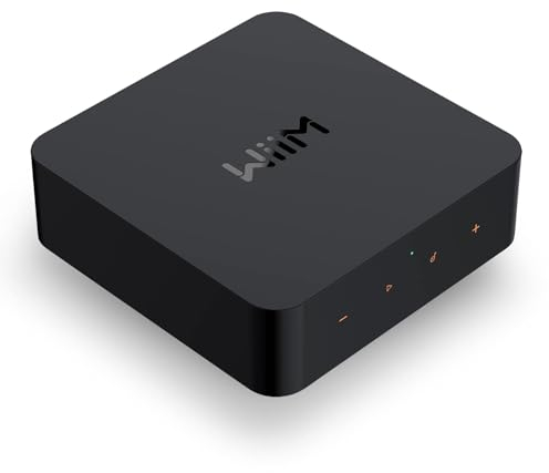WiiM Pro AirPlay 2 Receiver, Chromecast Audio, WiFi Multiroom Streamer, funktioniert mit Alexa, Siri und Google Assistant, streamt Hi-Res Audio von Spotify, Amazon Music, Tidal und mehr Bluetooth
