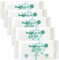 FreshWipes Unscented Antibacterial Body Wipes For Adults 5 Pack (60Wipes) - Extra Large Biodegradable WetWipes - Dermatologically Tested & Suitable for the Elderly or Disabled - Great for Camping