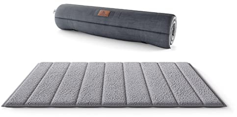 Knuffelwuff Linea Travel Tragbare Velours-Reisematte XXXL 130 x 90 cm - Hundekissen für große, mittlere und kleine Hunde - für Zuhause, Auto, Wohnmobil, Wohnwagen