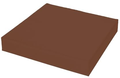 FIVE MOONS Orthopaedic Pressure Relief Memory Foam Seat Pad Cushion for office chairs, cars, wheelchairs and mobility scooters .Waterproof Zipped Cover (Brown, 20 x 20 x 3)