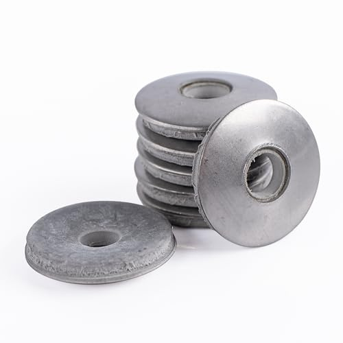 Topnorm24 - Rondelle di tenuta EPDM in acciaio inox per viti - Rondelle di alta qualità con guarnizione V2A rondella di tenuta per viti spengler