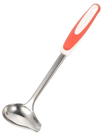 Milisten Professional Sauce Serving Spoon Gravy Ladle Stainless Steel Gravies Spoon Home Kitchen Tool