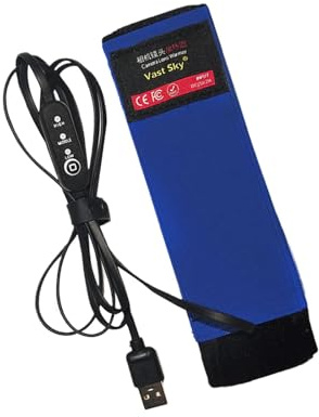 Objektivheizung für Teleskopkamera, 5 V, 2 A, USB, tragbar, schnell erwärmend, Objektivwärmer, 54,5 cm