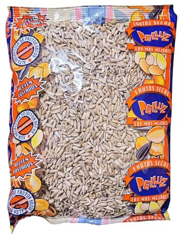 Pipas Peladas de Girasol 1 Kg - Semillas de Girasol - Snack Saludable y Nutritivo para Disfrutar en Cualquier Momento del Día - Marca Pelluz