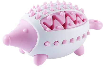 Juguete indestructible para perros – Pelota 3 en 1 para perros con cuidado dental, juguete masticable para perros pequeños, antiestrés e inteligencia, material TPR
