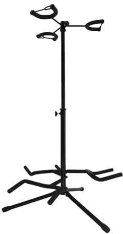 predolo Dreifach Gitarrenständer, Höhenverstellbar, Gitarrenhalter für E Gitarren