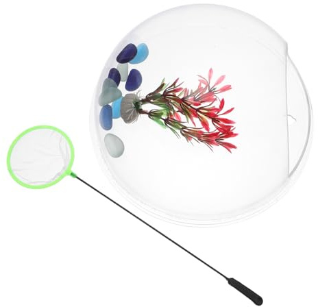 TOYANDONA Wall-mounted Fish Tank Acrylic Vase Clear Hanging Aquarium Planter for Betta Fish and Plants Space-saving Wall Propagation Vase Decor with Accessories