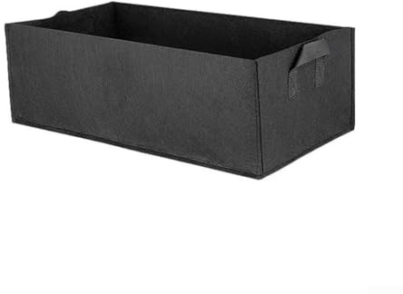 Zilimontt Borsa per la coltivazione di piante in feltro per piantare ortaggi e fiori, contenitore da giardino in tessuto non tessuto, pieghevole e traspirante da 8 galloni