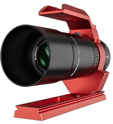 Svbony SV545 Petzval APO Teleskop, f/4,5, Profi Refraktor Teleskop | für Vollformat Deep Sky Astrofotografie, 203 mm Brennweite,Eingebauter Bildfeldebner, unterstützt EAF (Nicht enthalten)