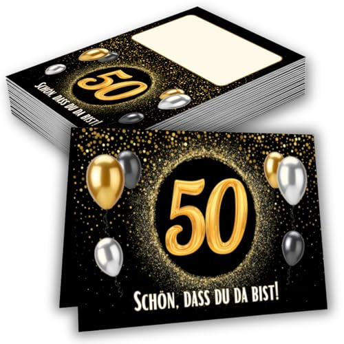 50 Stück Tischkarten Kraftpapier, Schön Dass Du Da Bist Tischkarten Hochzeit 110x85mm Tischdekoration Namenskarten Partycards Zum Selbst Beschriften Für Geburtstag Hochzeit Konfirmation