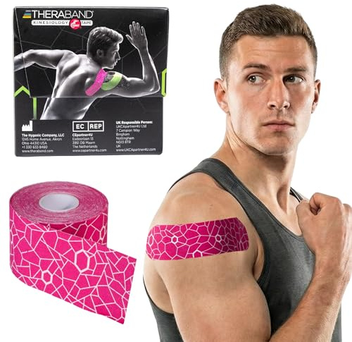 THERABAND Kinesiologisches Tape Kinesiology Tape Rolle 5m x 5cm