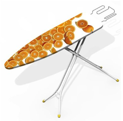 Gimi ASSE da Stiro in Acciaio Piano di Lavoro Regolabile cm 110x33 Junior Drop