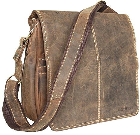 Greenburry VINTAGE 1729-25 Leder Messengerbag | Schultertasche