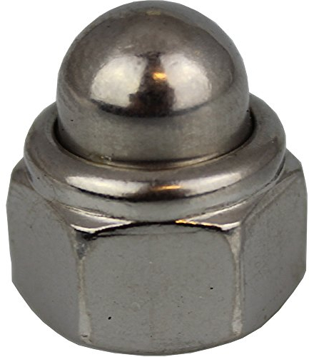 10 Stück Hutmuttern M6 selbstsichernd mit nichtmetallischem Klemmteil DIN 986 Edelstahl A2