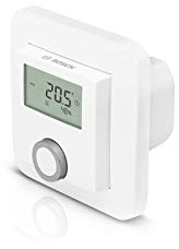 Bosch Smart Home Raumthermostat für Fußbodenheizungen mit kabelgebundener Steuerung, 24 V, kompatibel mit Google Assistant und Alexa
