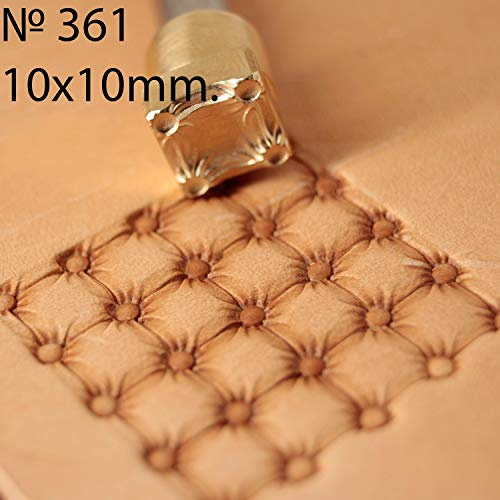 DandS ltd Herramienta de sello de cuero, sofá, herramienta profesional de acero para trabajar el cuero, repujado, tallado y estampado de proyectos de cuero, cinturones, carteras y proyectos de