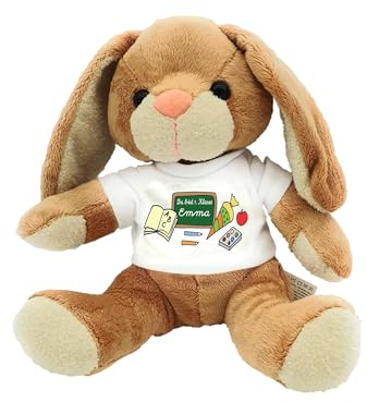 Kilala Hase Kuscheltier für die Zuckertüte Schultüte mit Wunschname Hase Topping für die Schultüte (Tafel)