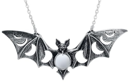 Alchemy Gothic Lunaeca Necklace Frauen Halskette silberfarben