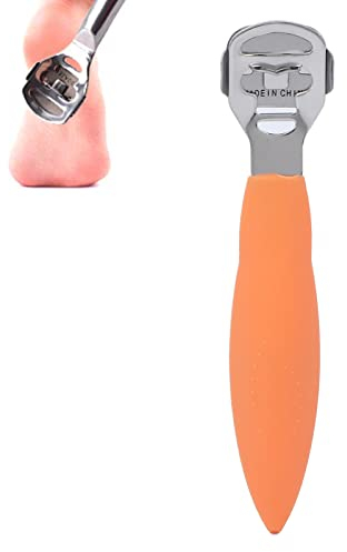 Kit de Lime pour les Pieds de Pédicure avec 11 Lames Rasoir de Soin des Pieds Dissolvant de Callosités Dissolvant de Rasoir de Callosités Acier Inoxydable Poignée Ergonomique en Plastique(01)