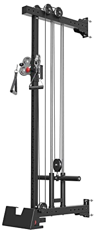 ATLETICA R8-Kabelzug | Plate Loaded | 221 cm hoch | 52 kg schwer | Bis 450 kg belastbar | 34fach höhenverstellbar | einzeln, als Paar oder am Rack