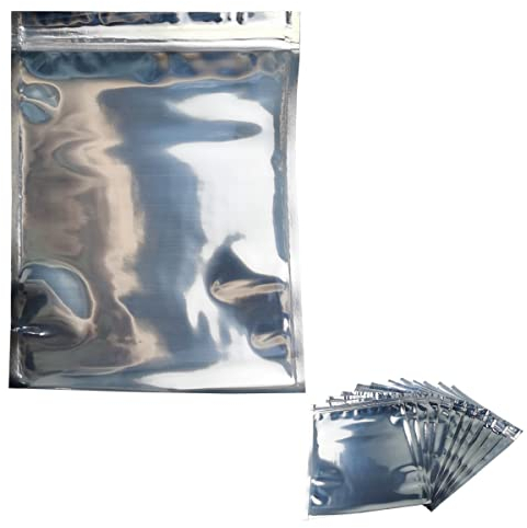 20 Stück Antistatikbeutel Kunststoff-Abschirmungstaschen Statische freie Tasche für Motherboard SSD HDD RAM Prozessor und elektronische Geräte