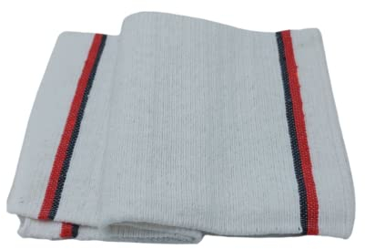 DSTOCK60 - Serpillière gaufrée Blanche 55x100 cm - Wassingues ménage - Serpillère Traditionnelle