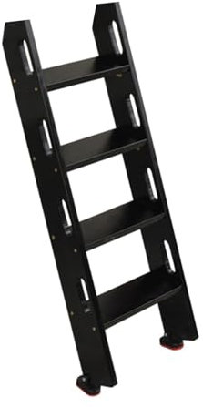 GLJTUO Bed Ladder Heavy Duty Home Bunk Bed Ladders Wooden Non Skid Replacement Rv Bunk Ladder Space Saving Twin Bed Step Ladder for Bedroom/Dorm/Camper