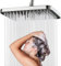 Duschkopf Regendusche 14 Zoll Regendusche Duschkopf mit Anti Kalk Düsen, Duschbrause Duschkopf Hochdruck Regendusche 360° Verstellbarer Regendusche Duschkopf Regendusche und Brause