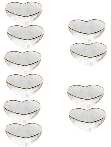 Ciieeo 10pcs Versatile Glass Bowl Small Pudding Container Jelly Bowls Dessert Serving