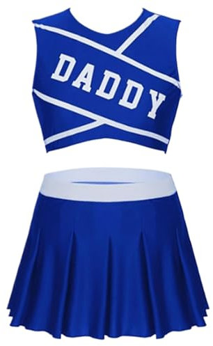 Nuhjytgf Cheerleader-Outfit, Cheerleader-Kostüm | Modische Cheerleader-Dessous, sexy Cheer-Outfit - Bequeme Cheerleader-Uniform, Cheer-Uniformen für Thanksgiving, Weihnachten