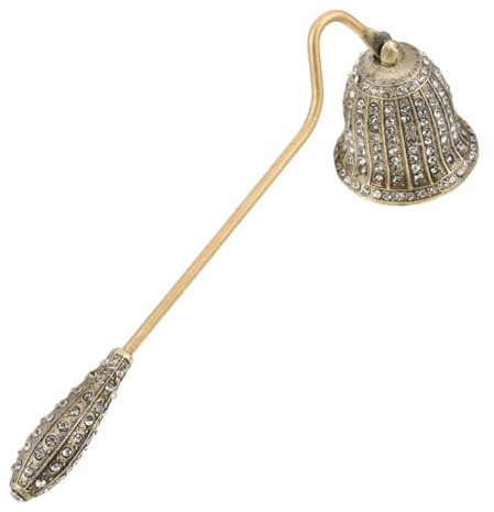 Zerodeko Extincteur de Bougie Vintage avec Poignée Outil Décoratif pour Éteindre Les Bougies chez Soi