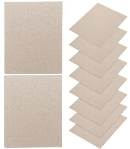 DOITOOL 10 piezas Cubierta de Guía de Ondas para Microondas Resistente Altas Temperaturas Láminas de Mica Recortables para Accesorios de Horno Microondas Protección contra Quemaduras