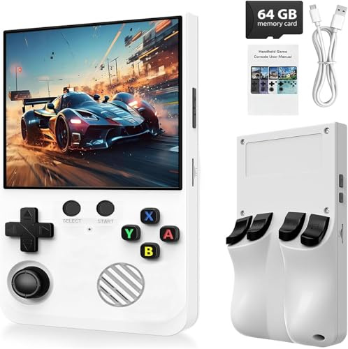 Upgraded Handheld Retro Game Console – Built-in 23,000 Classic Video Games, Ergonomic Design, Ultra-Portable Linux Gaming Device, Suitable for Big Boys Adults Revisit Childhood Classics (PRO+)