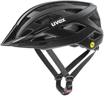 Uvex Unisex I-Vo 2 MIPS Fahrradhelm, Black Matt, 60