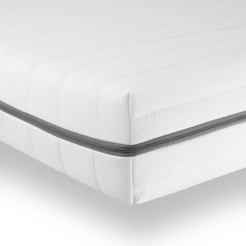Sleepneo Matratze 140x200 - Ergonomische Kaltschaummatratze - 7-Zonen-Matratze H3 - Oeko TEX Zertifiziert - Waschbarer Bezug - 2in1 Matratzen Härtegrad - atmungsaktiv - Höhe 15 cm