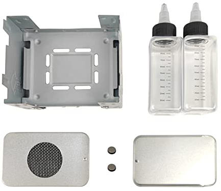 Horett Hornillo de Alcohol Portátil, Compacto y Ligero, Ideal para Acampar, Hacer Senderismo y picnics.