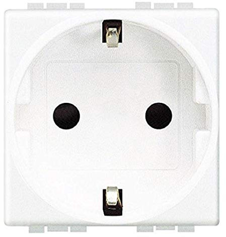 Legrand N4141MA Steckdose + Tragring SL, Weiß