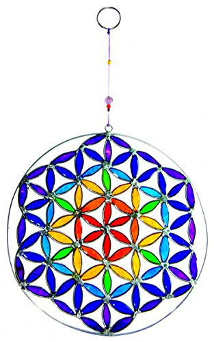 Suncatcher Blume des Lebens, 2 Größen erhältlich, Grösse:ca. 20 cm